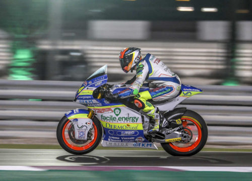 Gara in salita per Simone Corsi al GP del Qatar 2019