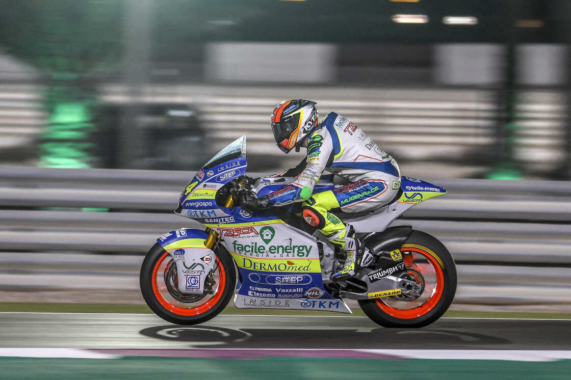 Gara in salita per Simone Corsi al GP del Qatar 2019